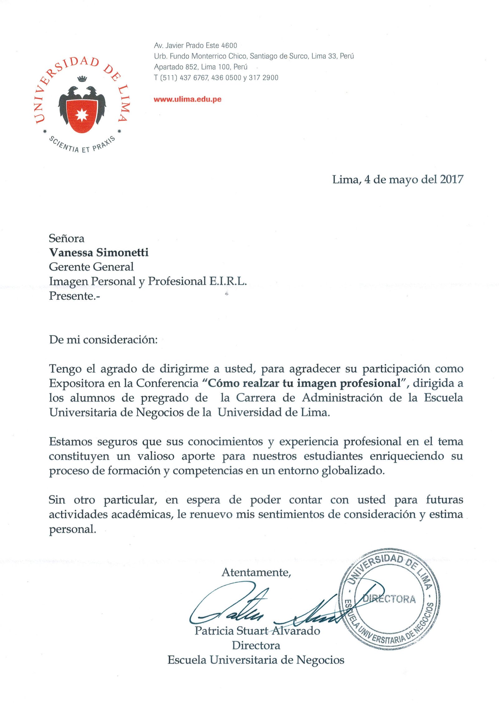 Ulima 4 de mayo 2017